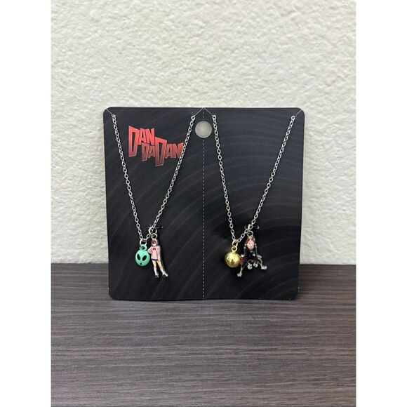 Dandadan Momo & Okarun Best Friend Necklace Set - Picture 1 of 2